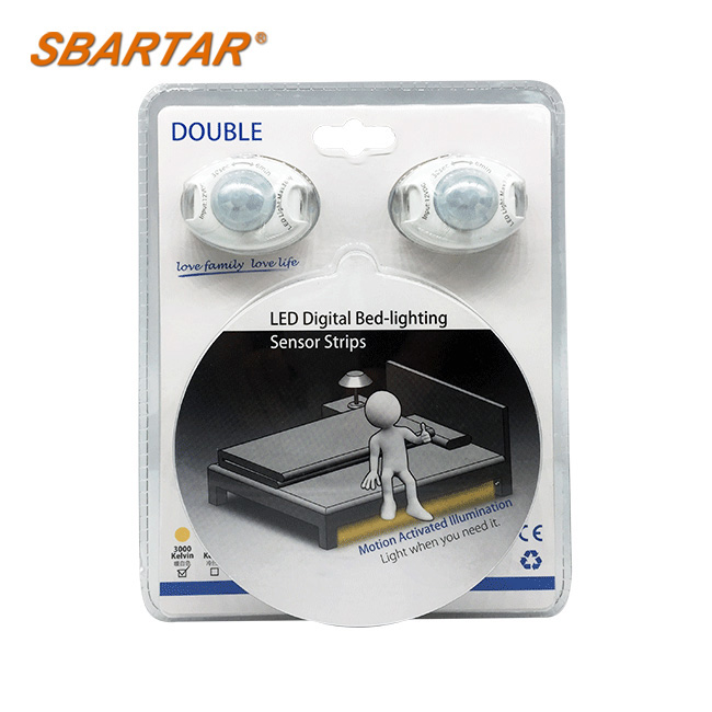 Sensor Bed Light Strip Kit for Double Side